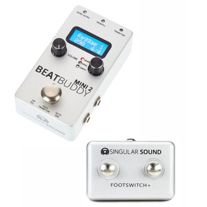 SINGULAR SOUND BEATBUDDY MINI 2 BUNDLE Drum and Footswitch+ Floor Pedal System SINGULAR SOUND BEATBUDDY MINI 2 BUNDLE Drum and Footswitch+ Floor Pedal System
