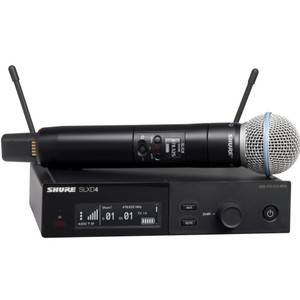 SHURE SLXD24/B58 Handheld Rackmount Digital Wireless Mic System SHURE SLXD24/B58 Handheld Rackmount Digital Wireless Mic System