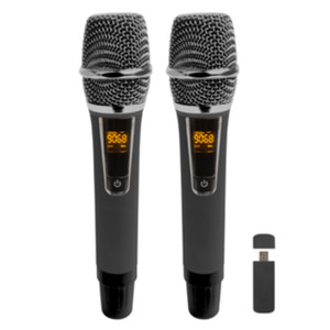 VOCOPRO USB-CAST-HANDHELD Dual Wireless USB Plug & Play PC/Mac Handheld Microphone System VOCOPRO USB-CAST-HANDHELD Dual Wireless USB Plug & Play PC/Mac Handheld Microphone System
