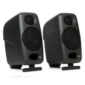 IK MULTIMEDIA iLOUD MICRO MONITOR Black Ultra-Compact Stereo Bluetooth Reference Monitor Pair IK MULTIMEDIA iLOUD MICRO MONITOR Black Ultra-Compact Stereo Bluetooth Reference Monitor Pair