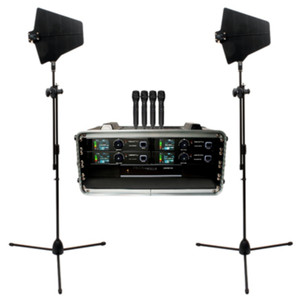 VOCOPRO BENCHMARK-QUAD-HH Tour Grade Handheld Wireless System with Directional Antennas VOCOPRO BENCHMARK-QUAD-HH Tour Grade Handheld Wireless System with Directional Antennas