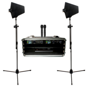 VOCOPRO BENCHMARK-DUAL-HH Tour Grade Handheld Wireless System with Directional Antennas VOCOPRO BENCHMARK-DUAL-HH Tour Grade Handheld Wireless System with Directional Antennas