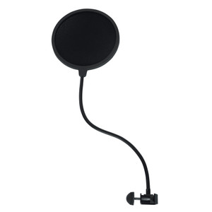 GATOR Rok-It RI-POPFILTER  Single Layer Microphone Pop Filter with Gooseneck Clamp Mount GATOR Rok-It RI-POPFILTER  Single Layer Microphone Pop Filter with Gooseneck Clamp Mount