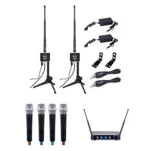 VOCOPRO BOOST-ACAPELLA-4 Long Range Digital Wireless Handheld Microphone Package VOCOPRO BOOST-ACAPELLA-4 Long Range Digital Wireless Handheld Microphone Package
