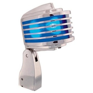 HEIL THE FIN Chrome Body/Blue LED Retro-Styled Dynamic Cardioid Microphone HEIL THE FIN Chrome Body/Blue LED Retro-Styled Dynamic Cardioid Microphone