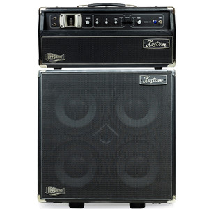KUSTOM DE300HD/DE410H 300w Hybrid Tube Bass Head Amplifier & Cabinet Rig