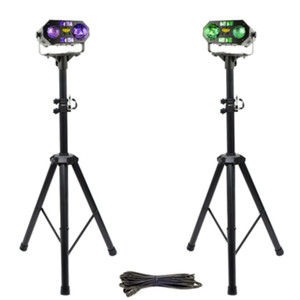 VOCOPRO DYNAMIC-DUO Dual 5 in 1 Multi-FX Lights on Tripods VOCOPRO DYNAMIC-DUO Dual 5 in 1 Multi-FX Lights on Tripods