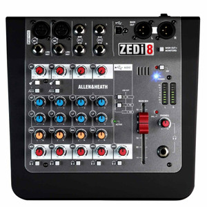 ALLEN & HEATH ZEDi-8 Compact USB Live Recording Mixer with Software ALLEN & HEATH ZEDi-8 Compact USB Live Recording Mixer with Software