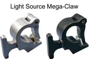 LIGHT SOURCE Mega-Claw Best/Fastest 360 Degree 1100lb Aluminum Clamp fits 1.5" - 2" Pipe LIGHT SOURCE Mega-Claw Best/Fastest 360 Degree 1100lb Aluminum Clamp fits 1.5" - 2" Pipe