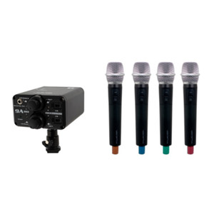 VOCOPRO FIELD-QUAD-H Portable Wireless Camera-Mount (4) Handheld Mic System VOCOPRO FIELD-QUAD-H Portable Wireless Camera-Mount (4) Handheld Mic System