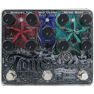 ELECTRO-HARMONIX TONE TATTOO Distortion / Chorus / Delay Guitar FX Pedal ELECTRO-HARMONIX TONE TATTOO Distortion / Chorus / Delay Guitar FX Pedal