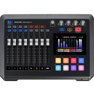 TASCAM MIXCAST 4 Desktop Bluetooth Recording Digital Podcast Mixer TASCAM MIXCAST 4 Desktop Bluetooth Recording Digital Podcast Mixer