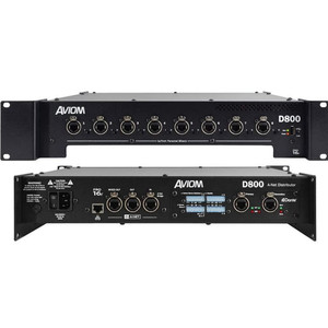 Aviom D800-DANTE Rackmount Personal Audio Mixer A-Net Distribution Aviom D800-DANTE Rackmount Personal Audio Mixer A-Net Distribution