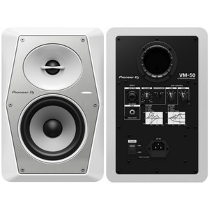  PIONEER DJ VM-50-W White 120w 5.25” Active Studio Monitor Speaker Pair