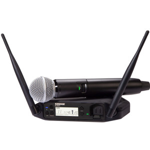 SHURE GLXD24PLUS/SM58 Dual Bandwidth Rechargeable Digital Handheld Wireless Mic System SHURE GLXD24PLUS/SM58 Dual Bandwidth Rechargeable Digital Handheld Wireless Mic System