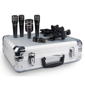 AUDIX DP4 4 Piece Professional Drum Mic Pack with Aluminum Case  AUDIX DP4 4 Piece Professional Drum Mic Pack with Aluminum Case