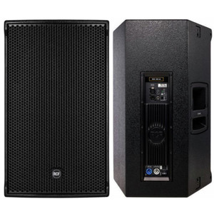 RCF NX45-A 2800w Peak Active 15" Wood Cabinet PA Speaker System Pair RCF NX45-A 2800w Peak Active 15" Wood Cabinet PA Speaker System Pair