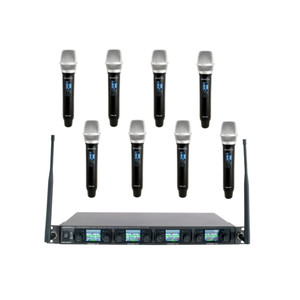 VOCOPRO UDX-OCTO/HT 8 Digital PLL Wireless Rackmount Microphone System VOCOPRO UDX-OCTO/HT 8 Digital PLL Wireless Rackmount Microphone System