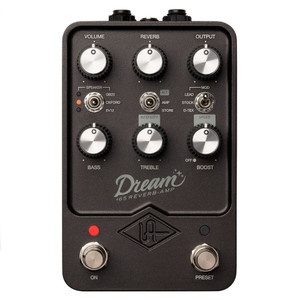UNIVERSAL AUDIO UAFX DREAM Authentic Re-creation of '65 Reverb Amplifier Modeling Stompbox UNIVERSAL AUDIO UAFX DREAM Authentic Re-creation of '65 Reverb Amplifier Modeling Stompbox