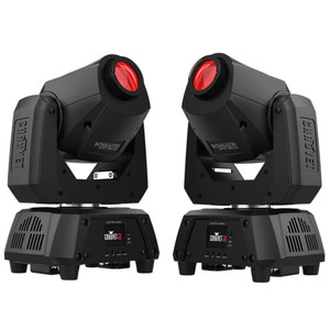 CHAUVET INTIMIDATOR SPOT 160 ILS Intelligent Wireless LED D-Fi Moving Head Light Pair CHAUVET INTIMIDATOR SPOT 160 ILS Intelligent Wireless LED D-Fi Moving Head Light Pair