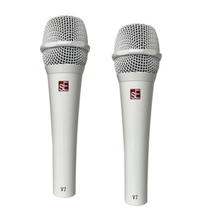 SE ELECTRONICS V7 WHITE Professional SuperCardioid Live Performance Mic Pair SE ELECTRONICS V7 WHITE Professional SuperCardioid Live Performance Mic Pair