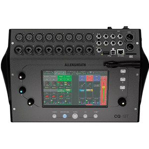 ALLEN & HEATH CQ18T 18 Channel Digital Live Recording FX Mixer with 7" Touchscreen ALLEN & HEATH CQ18T 18 Channel Digital Live Recording FX Mixer with 7" Touchscreen