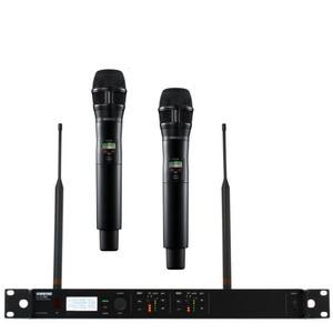 SHURE ULXD4D/N8SB-G50 Dual Channel / Dual Mic Rackmount Digital Dante Handheld  Wireless System SHURE ULXD4D/N8SB-G50 Dual Channel / Dual Mic Rackmount Digital Dante Handheld  Wireless System