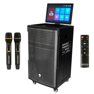VOCOPRO WEDDING-SINGER Rechargeable Bluetooth Dual Wireless Mic Karaoke System