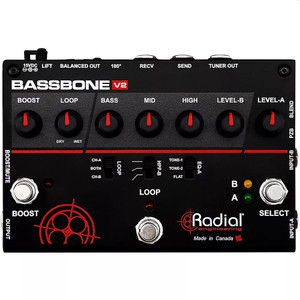 RADIAL ENGINEERING BASSBONE V2 2 Channel Live & Studio Bass Instrument Preamp RADIAL ENGINEERING BASSBONE V2 2 Channel Live & Studio Bass Instrument Preamp