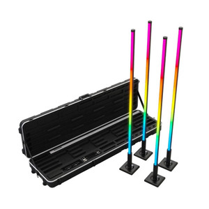 CHAUVET FREEDOM FLEX STICK X4 Rechargeable RGB-WW LED Quad-Color Light Fixtures with Case