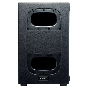 QSC KS212C Active 3600w Dual 12" Cardioid Subwoofer with Low-Noise Heavy Duty Casters