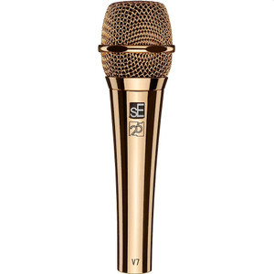 SE ELECTRONICS V7 GOLD 25th Anniversary Edition Live Supercardioid Vocal Mic SE ELECTRONICS V7 GOLD 25th Anniversary Edition Live Supercardioid Vocal Mic