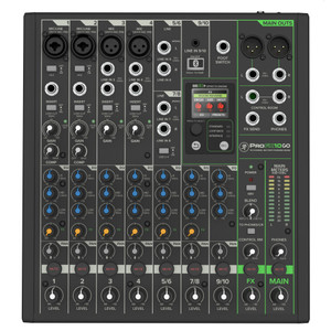 MACKIE ProFX10-GO 10 Channel Rechargeable USB FX Compact Audio Mixer