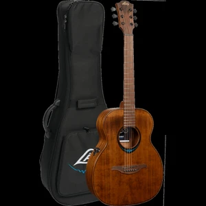 LAG BLUEWAVE TRAVEL TBW1TE-BRW Vintage Brown Satin Acoustic / Electric Road Guitar