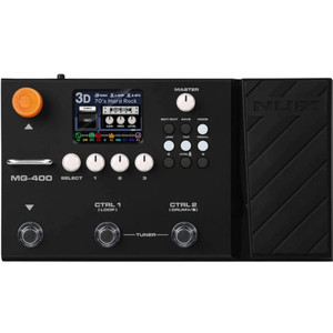 NUX MG-400 Pro-Level Feature Rich Amp Modeling Floor Board with 2.8" Display
