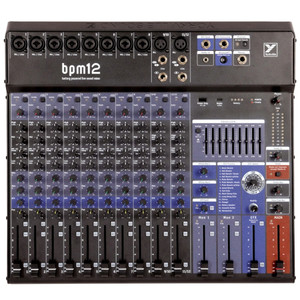 YORKVILLE BPM12 Compact Battery Powered 12 Channel FX Bluetooth Audio Mixer