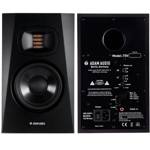 ADAM AUDIO T5V 140w Total Active Ribbon Tweeter Studio Reference Monitor Pair