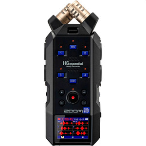 ZOOM H6essential 6-Track Portable Studio or Field Recorder USB Audio Interface