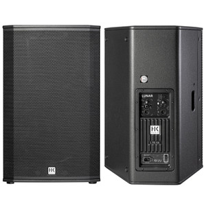 HK AUDIO LUNAR 115 XA 2400w Total Active Bluetooth 15" PA System Speaker Pair