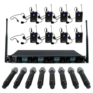 VOCOPRO UDX-OCTO-ULTRA 8 Digital PLL Wireless Rackmount Microphone / Headset System 