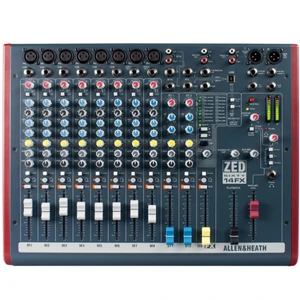 ALLEN & HEATH ZED60-14FX 14 Channel USB Compact Live Recording Audio Mixer