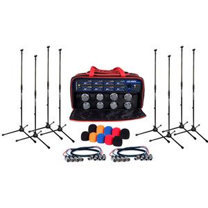 VOCOPRO UHF-8800-XL Complete (8) Mic Rackmount Wireless System VOCOPRO UHF-8800-XL Complete (8) Mic Rackmount Wireless System