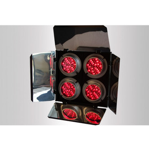 OMNISISTEM LED BLINDER 4 Punch Light with Barndoors and 240 LEDs Per Unit