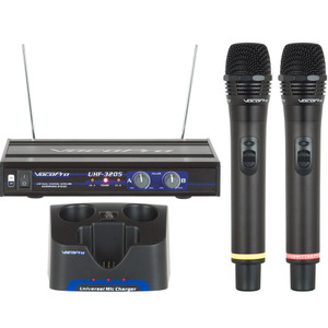 VOCOPRO UHF-3205 (2) Mic Rechargeable Wireless System includes Docking Station VOCOPRO UHF-3205 (2) Mic Rechargeable Wireless System includes Docking Station