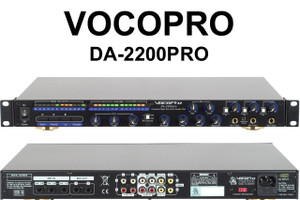 VOCOPRO DA-2200PRO Vocal Enhancer with Digital FX Karaoke Key Changer Mixer VOCOPRO DA-2200PRO Vocal Enhancer with Digital FX Karaoke Key Changer Mixer