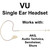 VU HM2000 Single Ear Affordable Headset Mic for AKG, AUDIO TECHNICA, SENNHEISER or SHURE