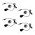 VOCOPRO FIELD-QUAD-B Portable Wireless Camera-Mount (4) Lavalier Mic System VOCOPRO FIELD-QUAD-B Portable Wireless Camera-Mount (4) Lavalier Mic System