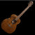 LAG BLUEWAVE TRAVEL TBW1TE-BRW Vintage Brown Satin Acoustic / Electric Road Guitar