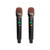 VOCOPRO AURA SINGER Karaoke Dual Wireless Mic Tower Speaker System