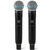SHURE SLXD24D+/B58-G57 Dual Handheld Rackmount Digital Wireless Mic System